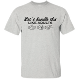 Let's Handle This Like Adults Rock Paper Scissors T-Shirt