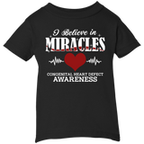 Miracles CHD Awareness Infant Short Sleeve T-shirt