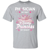 Physician By Day Princess By Night Custom Ultra Cotton T-Shirt