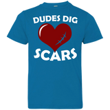Dudes Dig Scars Youth Jersey Tee