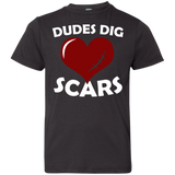 Dudes Dig Scars Youth Jersey Tee