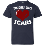 Dudes Dig Scars Youth Jersey Tee