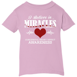 Miracles CHD Awareness Infant Short Sleeve T-shirt