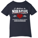 Miracles CHD Awareness Infant Short Sleeve T-shirt