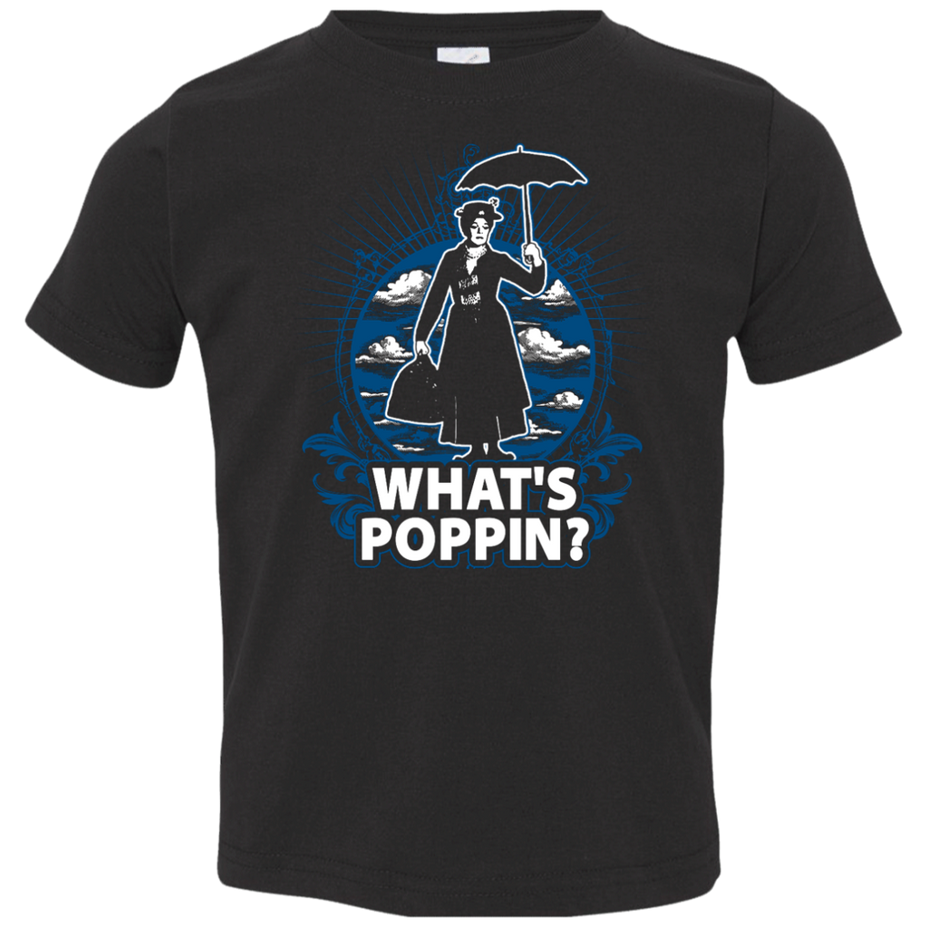 What's Poppin? Toddler Jersey Tee