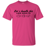 Let's Handle This Like Adults Rock Paper Scissors T-Shirt