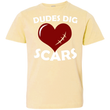 Dudes Dig Scars Youth Jersey Tee