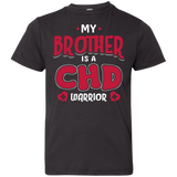 My Brother Is A CHD Warrior Youth Jersey Tee