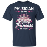 Physician By Day Princess By Night Custom Ultra Cotton T-Shirt