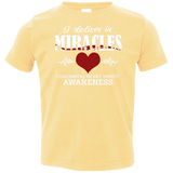 Miracles CHD Awareness Toddler Jersey Tee
