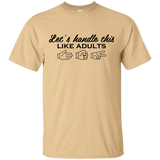 Let's Handle This Like Adults Rock Paper Scissors T-Shirt