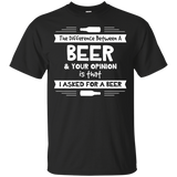 Beer Opinion White Version T-Shirt