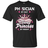 Physician By Day Princess By Night Custom Ultra Cotton T-Shirt