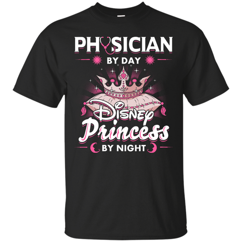 Physician By Day Princess By Night Custom Ultra Cotton T-Shirt
