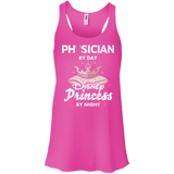 Physician By Day Princess By Night Flowy Racerback Tank