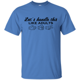 Let's Handle This Like Adults Rock Paper Scissors T-Shirt