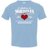 Miracles CHD Awareness Toddler Jersey Tee