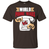 World Phone Wars USA Vs. AU T-Shirt